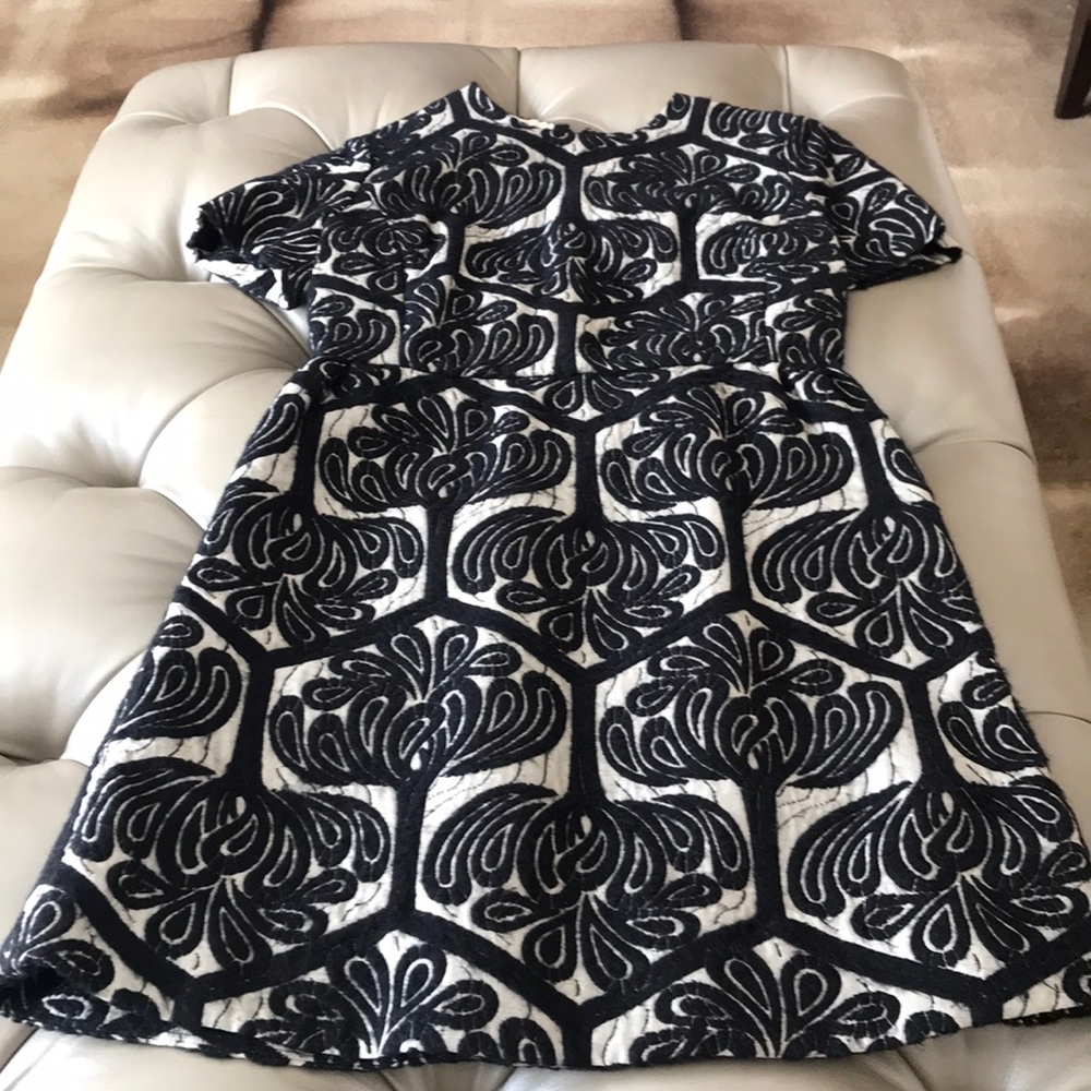 Marni brushed cotton damask dress